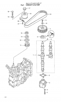      <br /> Camshaft, Oil Pump