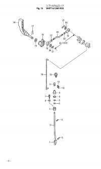 Shift & Cam Rod <br />  &  