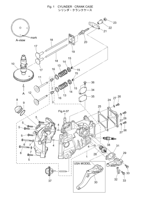 Fig.01   /   <br /> Fig.01 Cylinder / Crank Case