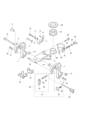 Fig.11   /   <br /> Fig.11 Clamp Bracket / Swivel Bracket