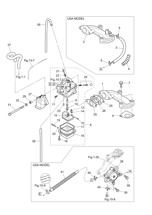 Fig.04   /  <br /> Fig.04 Intake Manifold / Carburetor