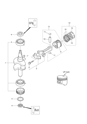 Fig.02  /  <br /> Fig.02 Piston / Crank Shaft