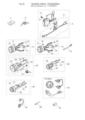 Fig.24 Optional Parts / Accessories <br /> Fig.24   / 