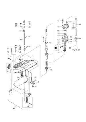 Fig.11a    ( ) <br /> Fig.11a Gear Case (drive Shaft)