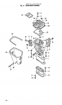 Drive Shaft Housing <br />   