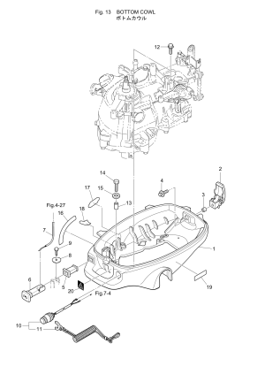 Fig.13   <br /> Fig.13 Bottom Cowl