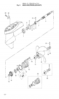Propeller Shaft, Gear Case <br />   ,   