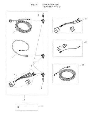 Fig.23a OPTIONAL PARTS <br /> Fig.23a Optional Parts