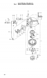   /    <br /> Recoil Starter / Starter Lock