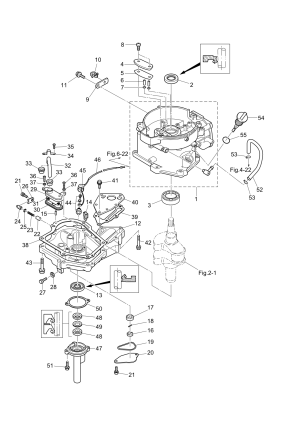 Fig.01 CYLINDER / OIL PAN <br /> Fig.01 Cylinder / Oil Pan