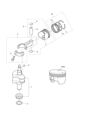 Fig.02  /  <br /> Fig.02 Piston / Crank Shaft