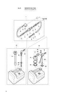     <br /> Separate Fuel Tank