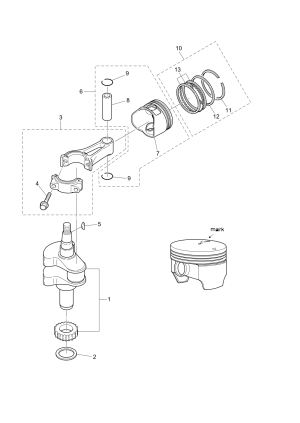 Fig.02 Piston / Crank Shaft <br /> Fig.02  / 