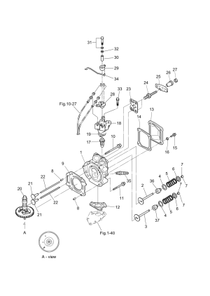 Fig.03 Cylinder Head / Valve / Camshaft <br /> Fig.03    /  /  