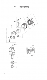 ,    <br /> Piston, Crankshaft