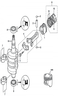 ,  .  <br /> Piston, Crankshaft