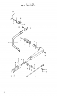    <br /> Tiller Handle