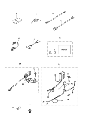 Fig.24 Optional Parts (accessories) <br /> Fig.24   ()