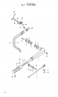    <br /> Tiller Handle