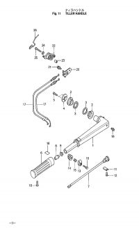    <br /> Tiller Handle