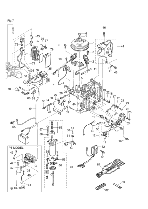 Fig.08  /   <br /> Fig.08 Magneto / Electric Parts