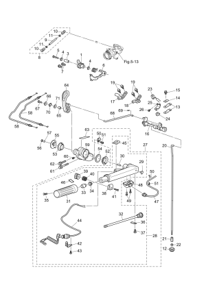 Fig.12 Tiller Handle / Shift <br /> Fig.12  / 