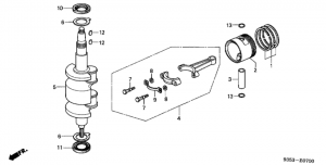  /  (Crankshaft / Piston)