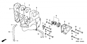  /   (Thermostat / Inlet Manifold)