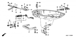   /    /    (Shift Shaft / Carrying Handle / Cover Lock Lever)