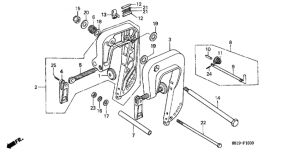   /   (Stern Bracket / Adjust Rod)