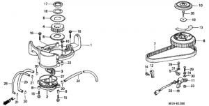   /  (Starter Case / Cam Pulley)