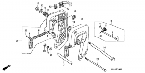   /   (Stern Bracket / Adjust Rod)