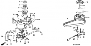   /  (Starter Case / Cam Pulley)