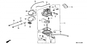  /  (Carburetor / Air Guide)