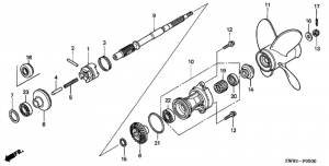    /   (Propeller Shaft / Propeller)