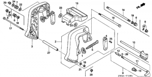   (2) (Stern Bracket (2))