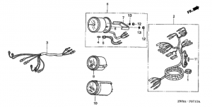  /   (Tachometer / Starter Cable)