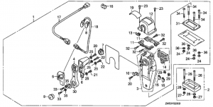   (, ,  ) (Remote Control (top Mount Single Type) (right))