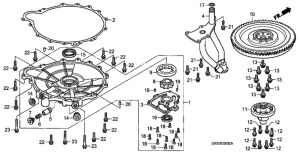   /   (Oil Pump / Exhaust Pipe)