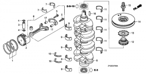  /  (Crankshaft / Piston)