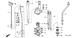   /   (Water Pump / Vertical Shaft)