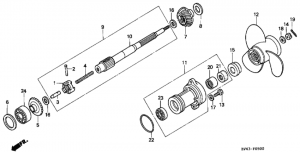    /   (Propeller Shaft / Propeller)