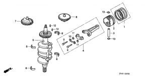  /  (Crankshaft / Piston)