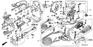   (1) (Starter Cable (1))