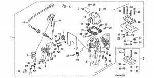   (, ,  ) (Remote Control (top Mount Single Type) (right))