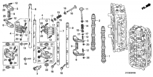   /  (Camshaft / Rocker Arm)