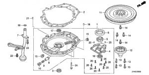   /  (Oil Pump / Flywheel)