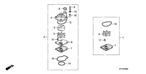    (  ) (Water Pump Impeller Set)