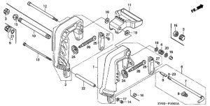   (1) (Stern Bracket (1))