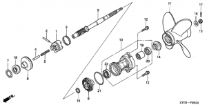    /   (Propeller Shaft / Propeller)